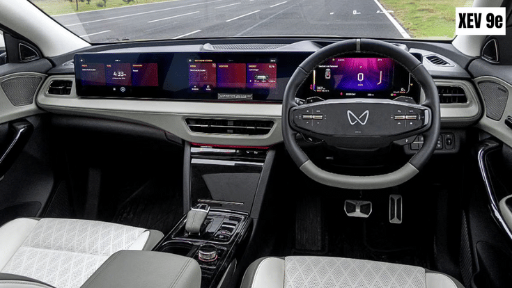 Mahindra XEV 9e interior Mahindra XEV 9e interior