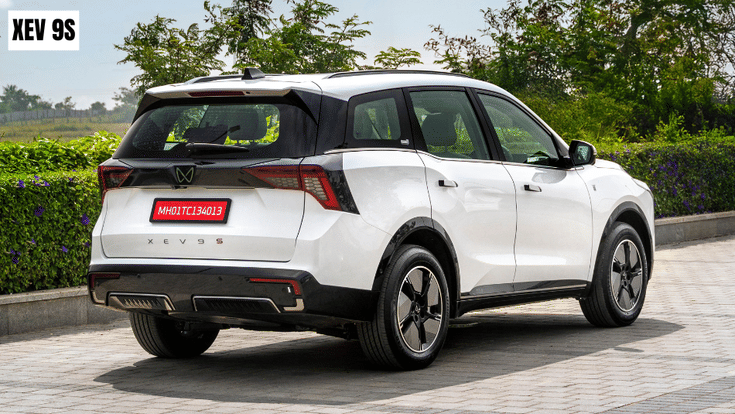 Mahindra XEV 9S rear quarter Mahindra XEV 9S rear quarter