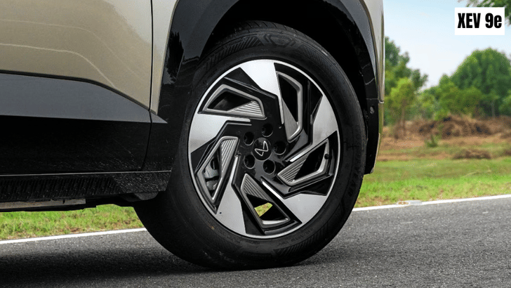 Mahindra XEV 9e alloy wheel size Mahindra XEV 9e alloy wheel size