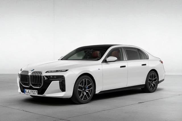 Bmw 7 Series Mineral White Color Image