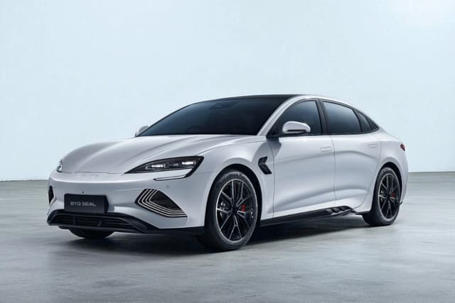 Byd Seal Aurora White Color Image