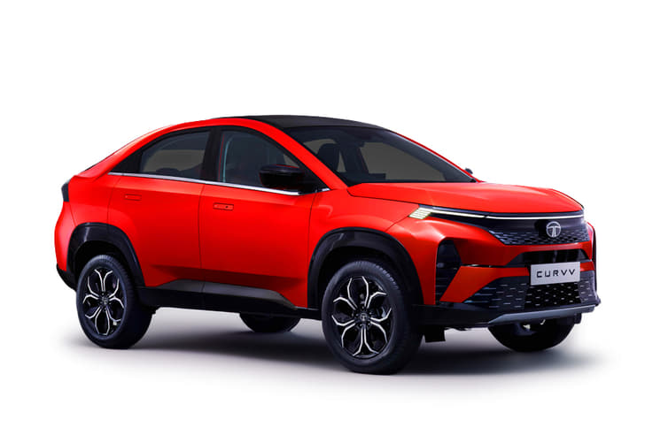 Tata Curvv Front Right Three Quarter