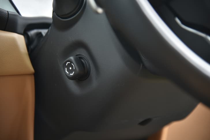 Leather Wrapped Steering Wheel