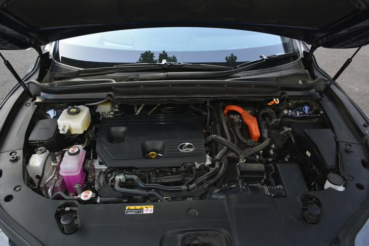 Open Bonnet Engine Shot