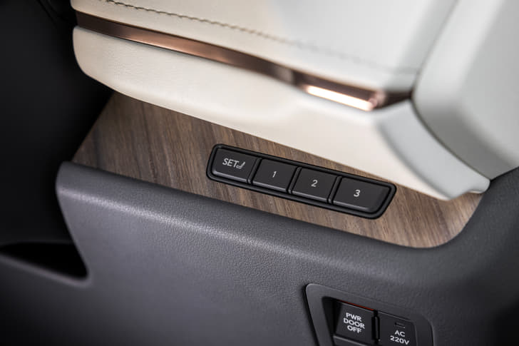 Lexus Lm Door Controls