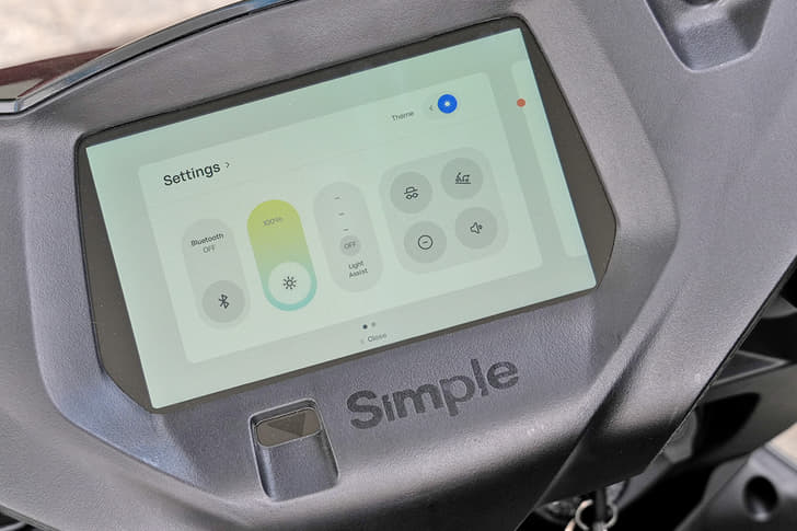 Simple Energy Simple One Digital Instrument Cluster