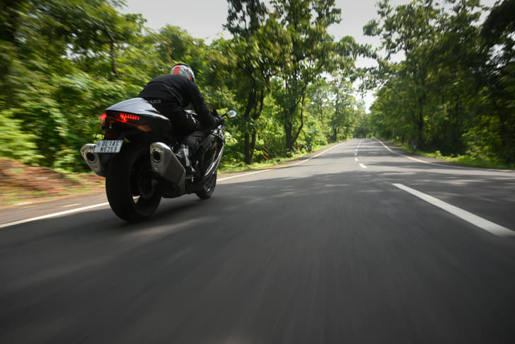 Suzuki Hayabusa Rear View