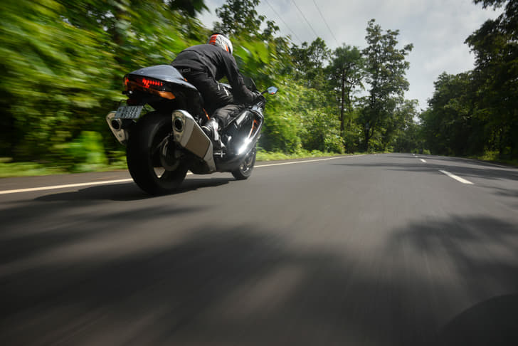 Suzuki Hayabusa Rear View
