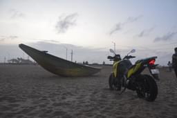 Suzuki V Strom Sx Rear View