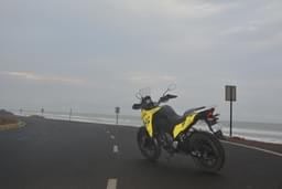 Suzuki V Strom Sx Rear View