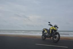 Suzuki V Strom Sx Front Left Three Quarter
