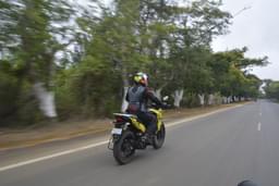 Suzuki V Strom Sx Rear View