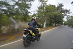 Suzuki V Strom Sx Rear View