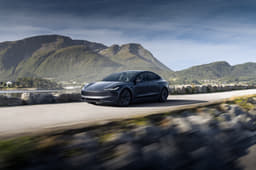 Tesla Model 3 Front Left Three Quarter Tesla Model 3 Front Left Three Quarter