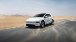 Tesla Model Y Front Right Three Quarter Tesla Model Y Front Right Three Quarter