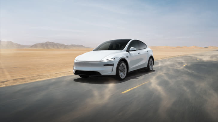 Tesla Model Y Front Right Three Quarter Tesla Model Y Front Right Three Quarter