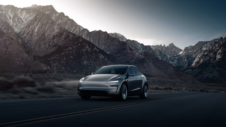 Tesla Model Y Front Right Three Quarter Tesla Model Y Front Right Three Quarter