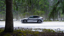 Tesla Model Y Front Right Three Quarter Tesla Model Y Front Right Three Quarter