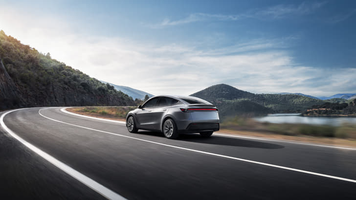 Tesla Model Y Rear View Tesla Model Y Rear View
