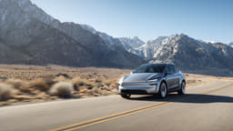 Tesla Model Y Front Right Three Quarter Tesla Model Y Front Right Three Quarter