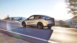 Tesla Model Y Rear View Tesla Model Y Rear View