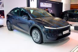 Tesla Model Y Front Left Three Quarter Tesla Model Y Front Left Three Quarter