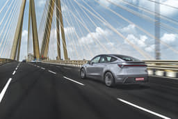 Tesla Model Y Rear View Tesla Model Y Rear View