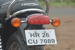 Triumph Bonneville T120 Rear View