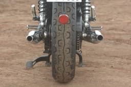 Triumph Bonneville T120 Rear View