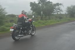 Triumph Bonneville T120 Rear View
