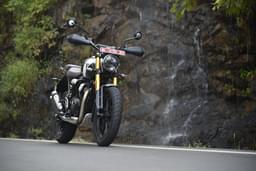 Triumph Scrambler 400 X Front View