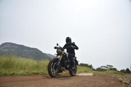 Triumph Scrambler 400 X Front View