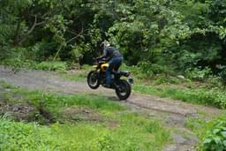 Triumph Scrambler 400 Xc Rear View