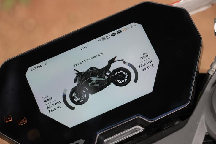 Ultraviolette Automotive F77 Mach 2 Touchscreen